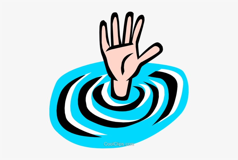 drowning person clip art