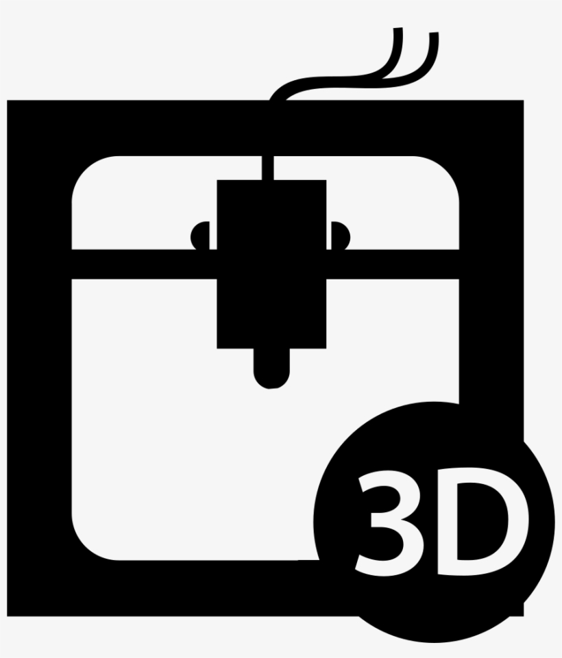 3d Printer Interface Symbol Of The Tool Comments - 3d Printer Icon Png, transparent png #2078291