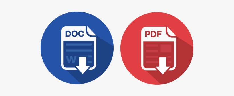 Word And Pdf Icon Free Transparent Png Download Pngkey