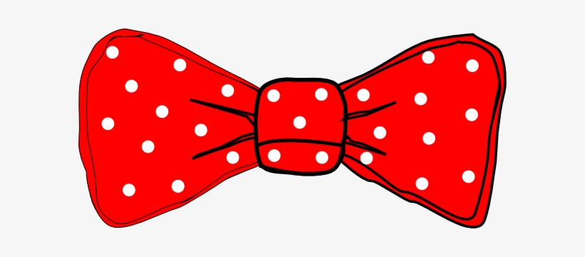 Bow Tie Red Polka Dot Clip Art - Bow Ties Clipart - Free Transparent
