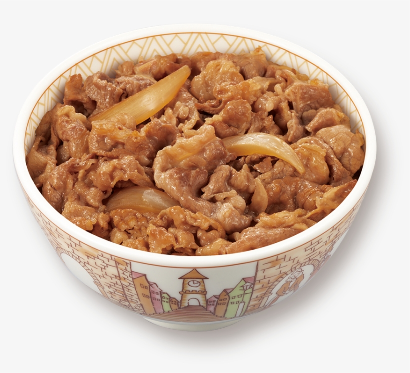 Sukiya's Gyudon - Beef Gyu Don - Free Transparent PNG Download - PNGkey