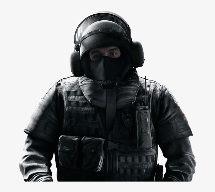 Bandit With Blitz Head And Rainbow Six Siege Blitz Drawing Free Transparent Png Download Pngkey