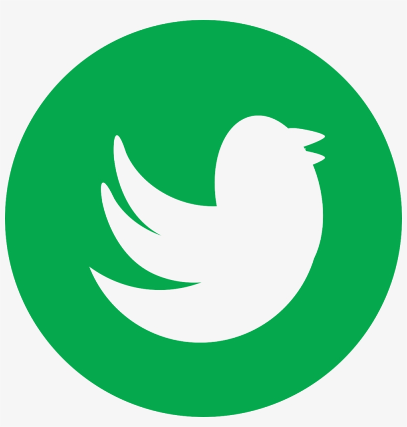 Green Twitter Icon Free Transparent Png Download Pngkey