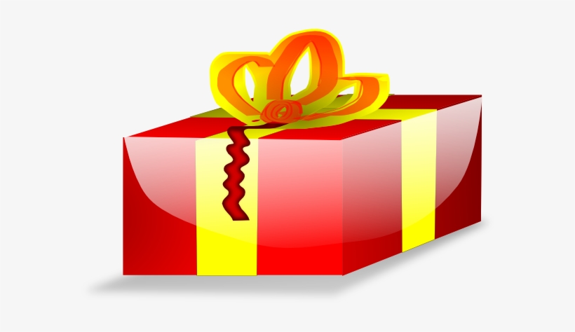 Red Wrapped Christmas Present Clip Art At Clker Com - Transparent Animated Christmas Presents, transparent png #2122060