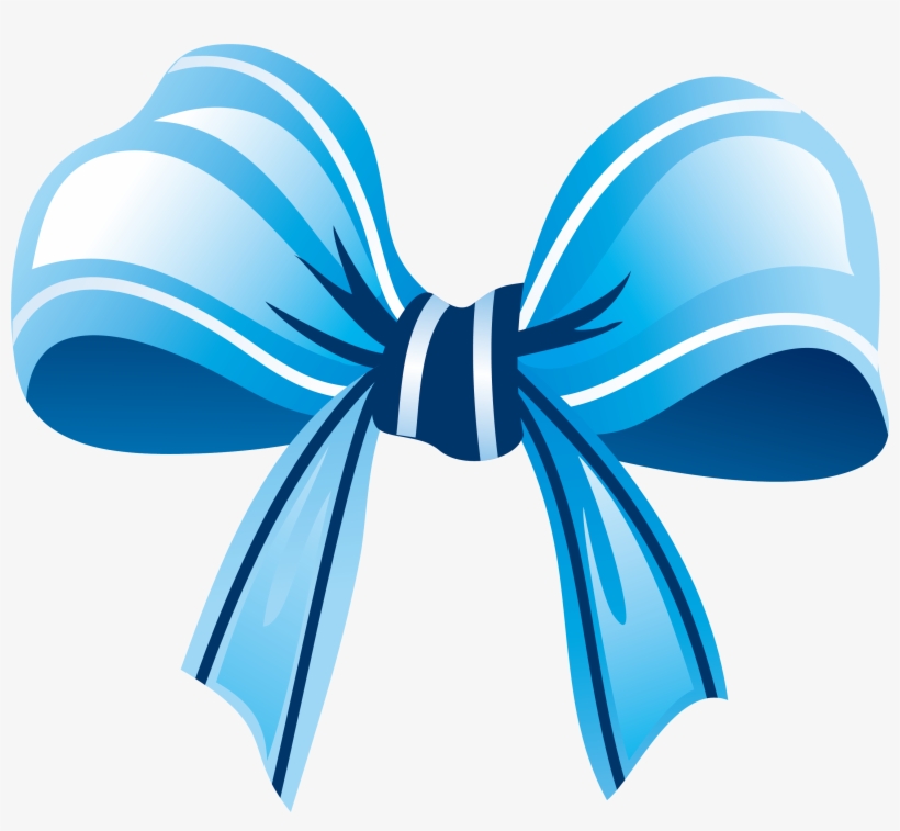 Bowtie Clipart Png - Blue Bow Tie Ribbon Clipart, transparent png #2122392