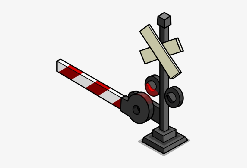 Railroad Crossing Sign Sprite 002 Level Crossing Free Transparent Png Download Pngkey