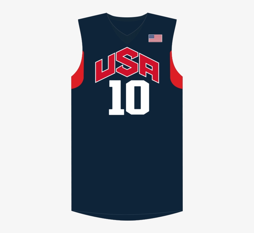 Team Usa Away Usa Basketball Jersey Png Free Transparent Png Download Pngkey
