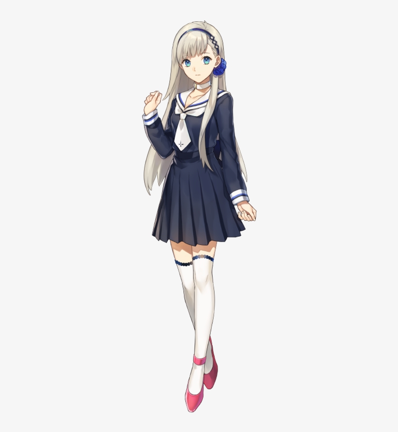 Anime School Girl Png - anime school uniform roblox losos