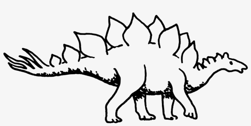 Stegosaurus Rubber Stamp - Triceratops, transparent png #2181910