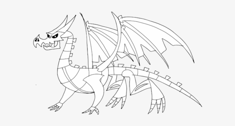easy to draw dragon skeleton roblox