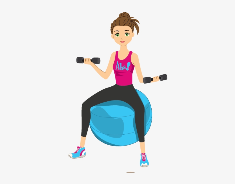 Fitness Cartoon Png Image Download - Exercising Cartoon Images Png