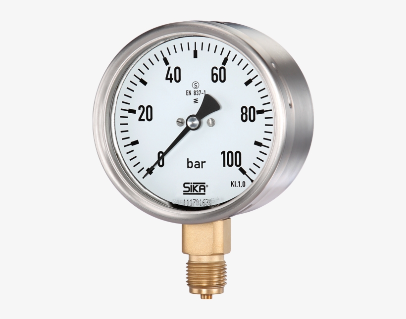 Mre-s Bourdon Tube Pressure Gauge - Vdo Mechanical Pressure Gauge 0-100 Psi 1-1/2", transparent png #2185057