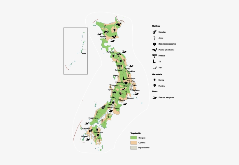 Japan Land Use Map - Free Transparent PNG Download - PNGkey