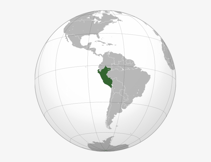 Where In The World - Peru In America Map - Free Transparent PNG ...