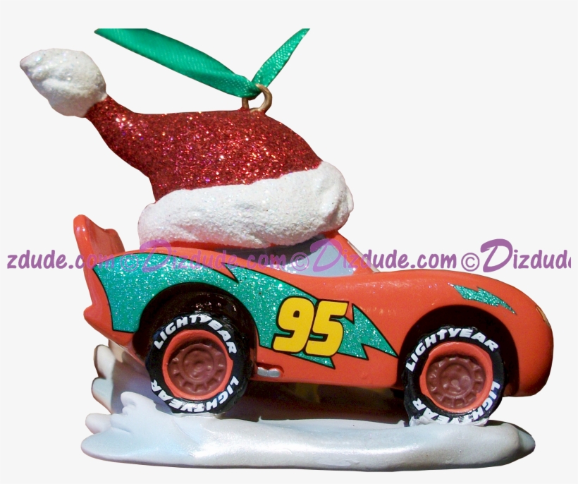 Side Of The Disney Pixar "cars" Lightning Mcqueen Christmas - Lighting Mcqueen Christmas Prints, transparent png #223458