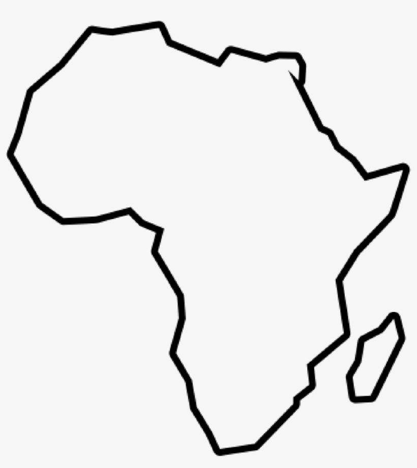 Outline Of Africa Png Vector Transparent Library Africa Outline Png   22 226778 Africa Png 