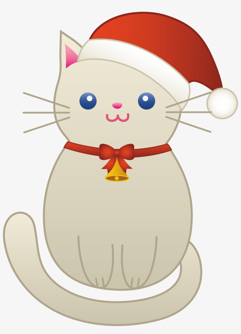 funny christmas cat clip art