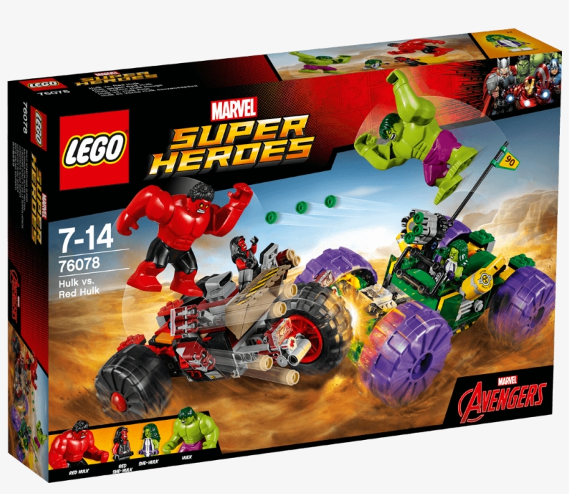 Lego Marvel Super Heroes Hulk Vs - Lego Super Heroes 76078, transparent png #2265372