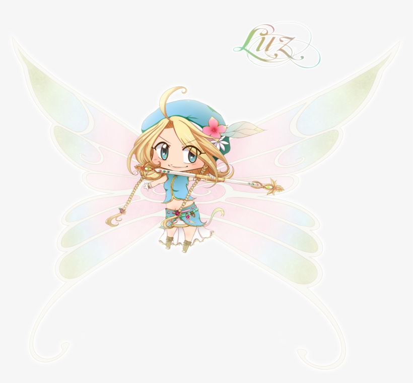 Download wallpaper kawaii girl game forest anime fairy wings  beautiful pretty cosplay MMORPG elf asian cute manga japanese  section shonen in resolution 1600x900