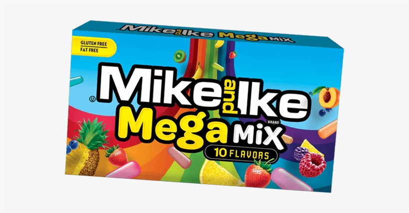 Mike And Ike Mega Mix - Free Transparent PNG Download - PNGkey