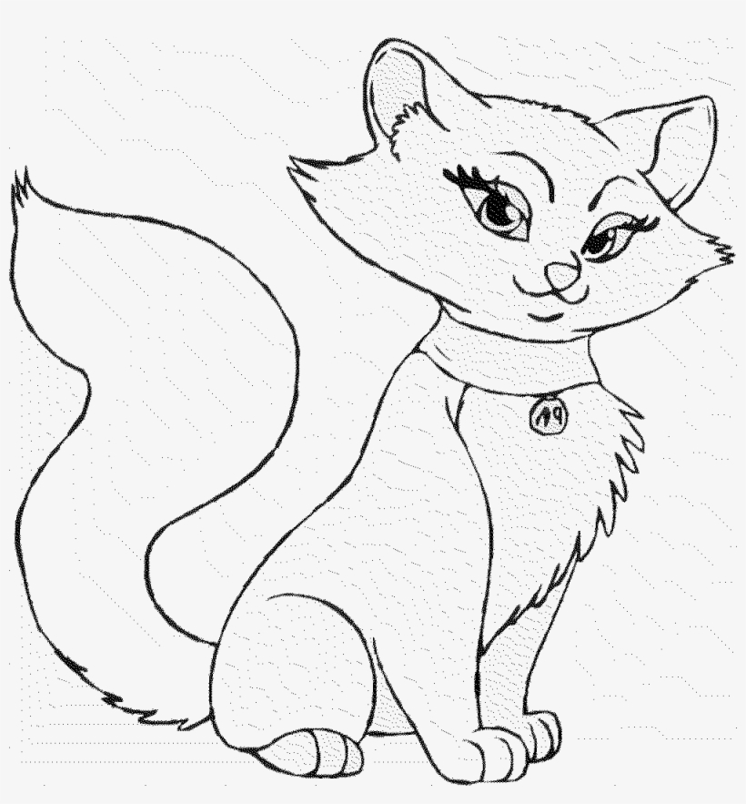 Cat Coloring Page Printable Free