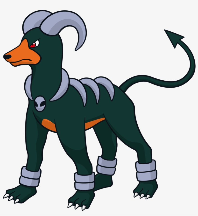 Global Link Pokemon Shiny Houndoom Png Free Transparent Png Download Pngkey