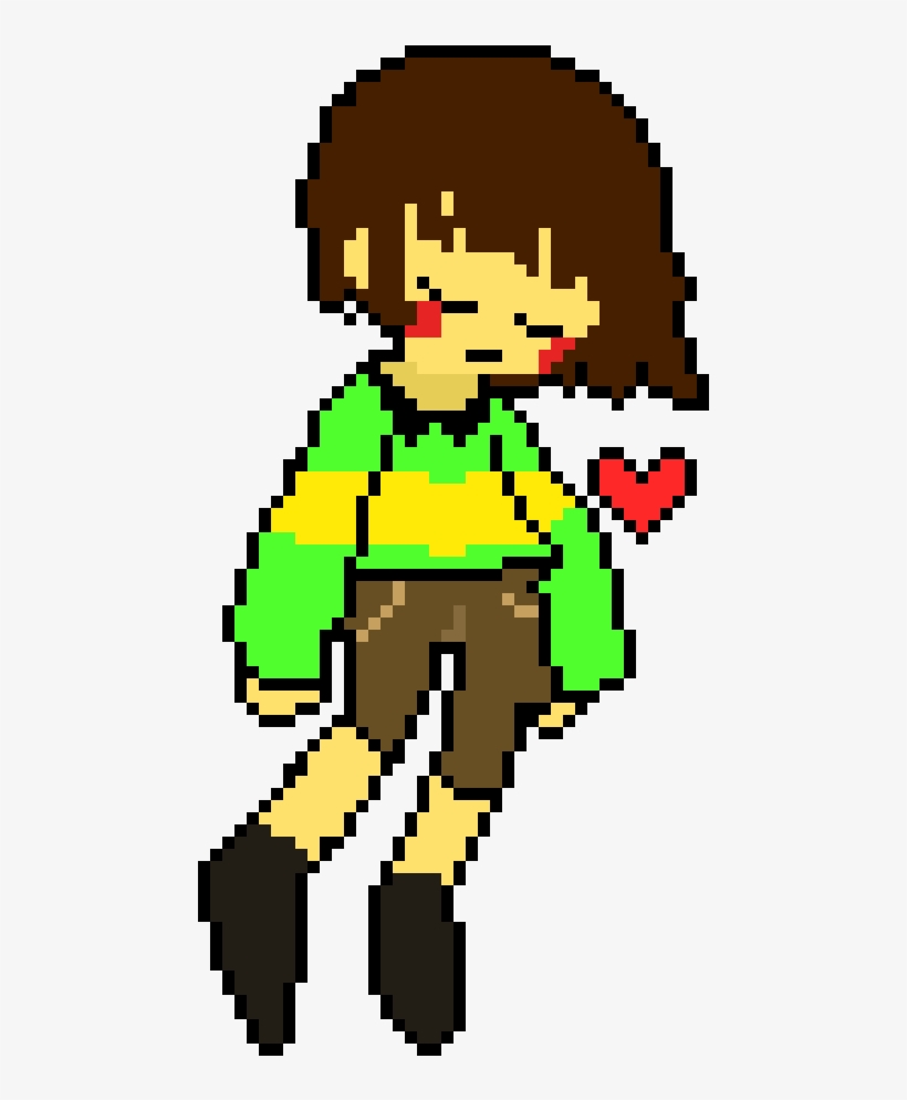 Frisk And Chara By A - Drawing - Free Transparent PNG Download - PNGkey