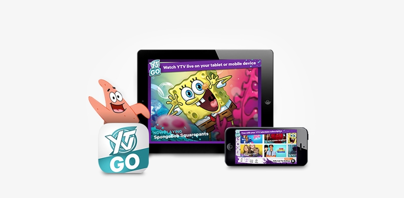 Get The Ytv Go App For Ios Or Android - Star Cutouts Cut Out Of Spongebob Squarepants Surprise, transparent png #2322298