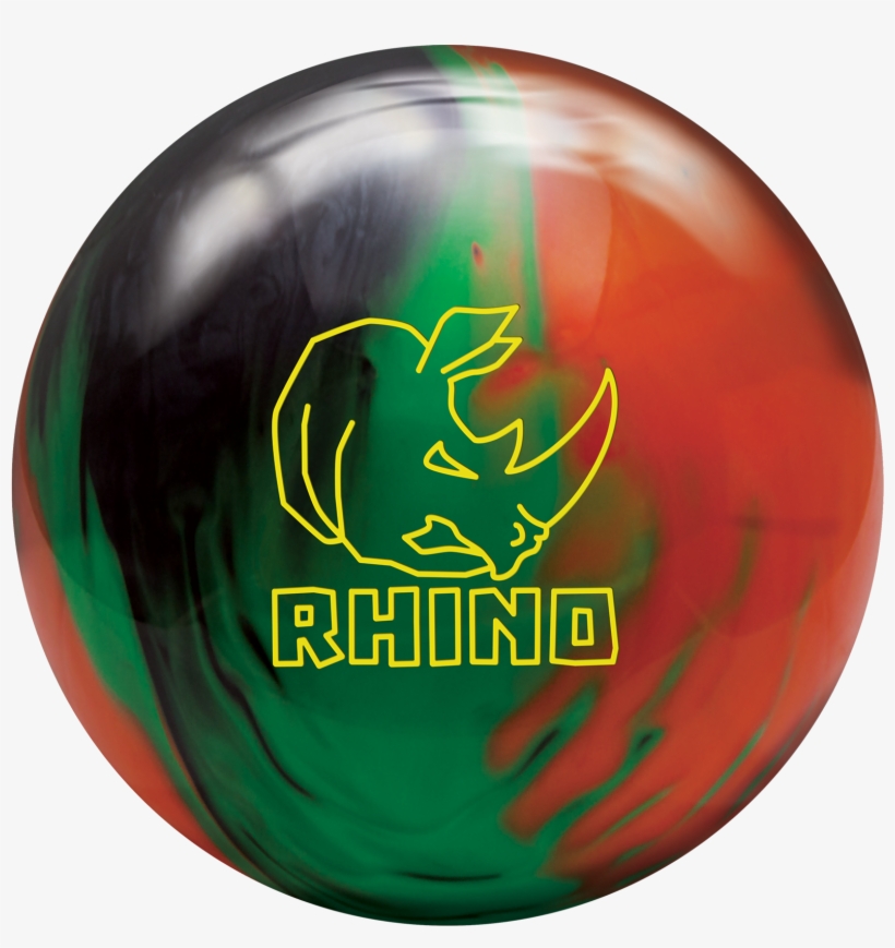 Rhino Black Green Orange Brunswick Bowling Png Rhino - Brunswick Rhino ...