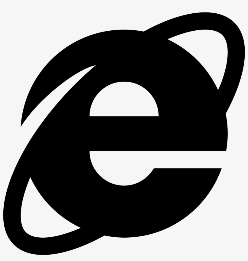 Internet Explorer Icon Internet Explorer White Logo Free Transparent Png Download Pngkey