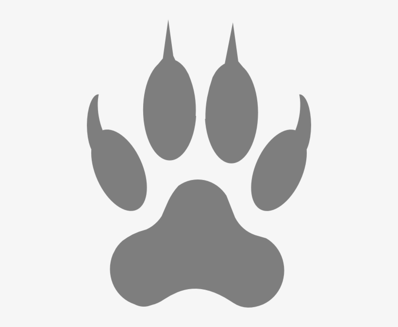 How To Set Use Gray Paw Print Svg Vector - Free Transparent PNG ...