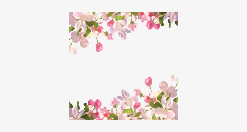 Realistic Spring Flowers Background Spring Flowers Png And Psd