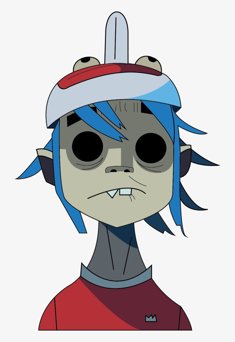 Gorillaz 2d Png 2d Gorillaz Clown Mask Free Transparent Png