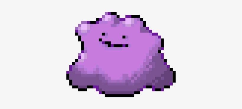 Ditto - Ditto Pixel Art - Free Transparent PNG Download - PNGkey
