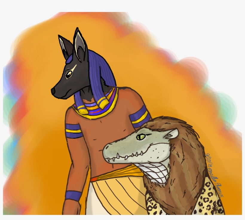 Anubis And Ammut - Anubis - Free Transparent PNG Download - PNGkey