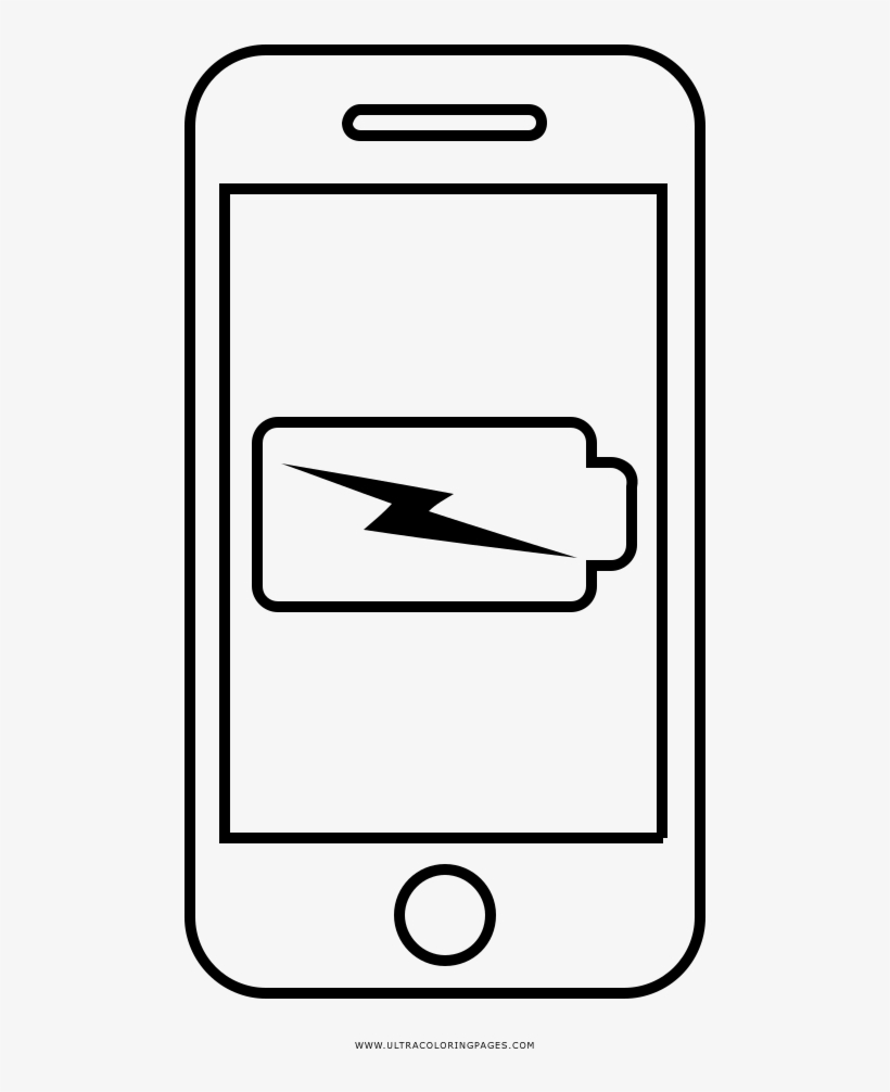 Mobile Battery Coloring Page Coloring Book Free Transparent Png Download Pngkey