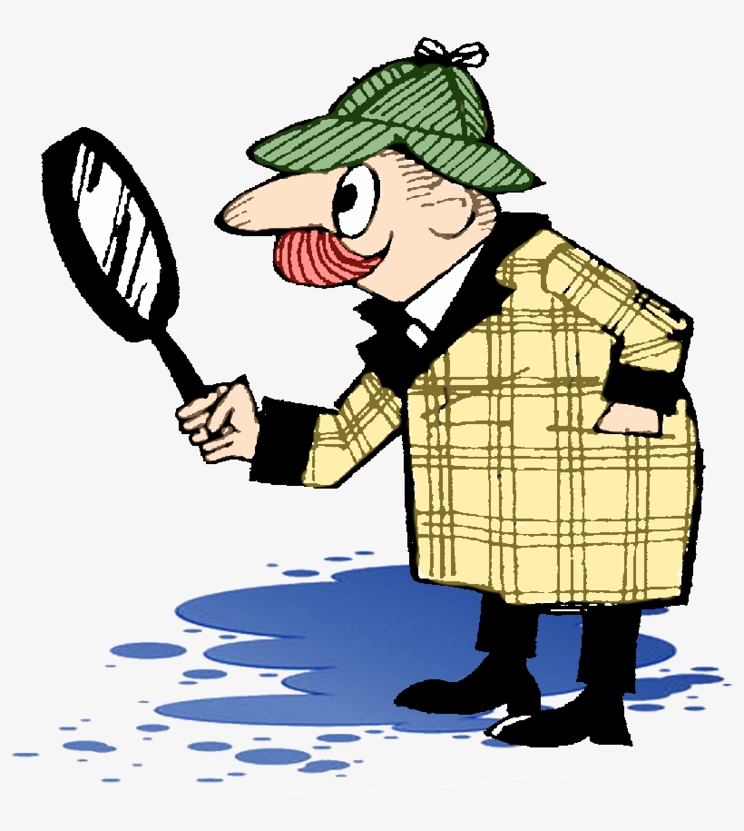 Inspector In Puddle - Grounded Theory Research Clip Art - Free ...