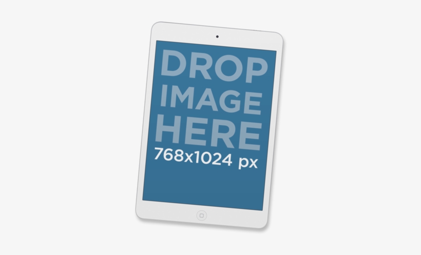 White Ipad Mini Png Placeit Stage Image - Sign - Free Transparent PNG ...