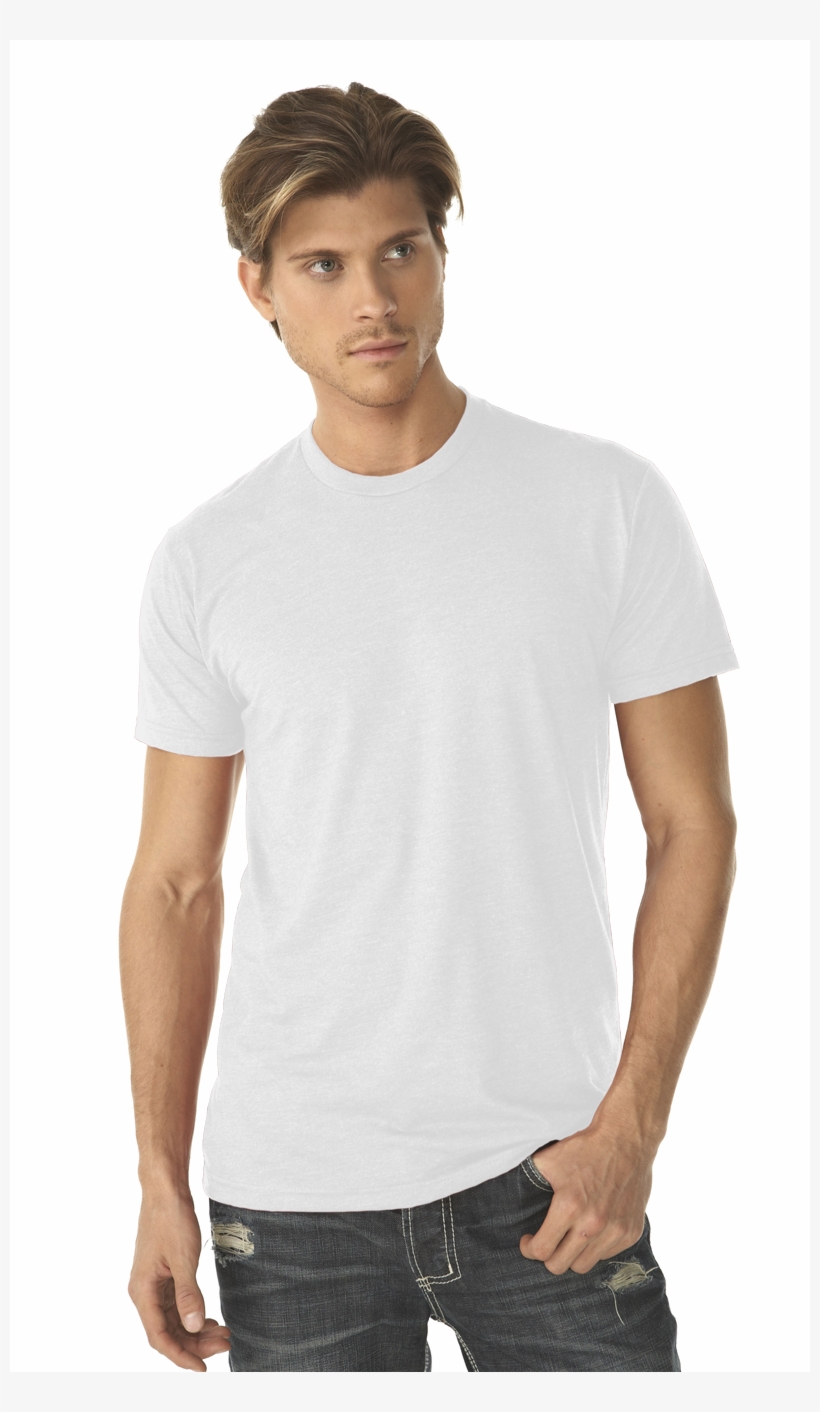 White T Shirt Model Png - Next Level 6210 White - Free Transparent PNG ...