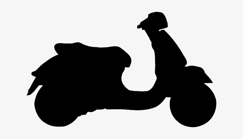 Scooter Symbol - Vespa Silhouette, transparent png #2538956