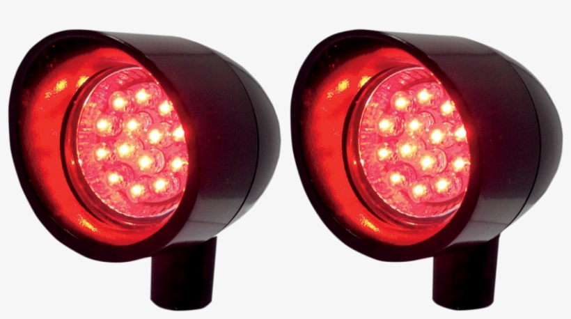 Turn Signals & Marker Lights - Vizor Lights V5201r Small Red Led Signal Lights, transparent png #2573893