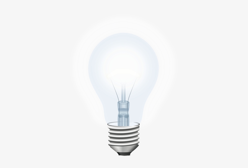 Pin Light Bulb Clip Art Png - Incandescent Light Bulb, transparent png #2589597