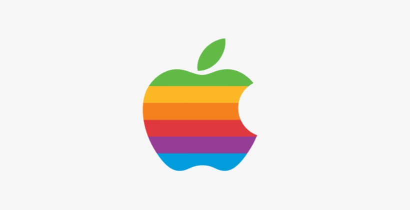 Rainbow Apple Logo Free Transparent Png Download Pngkey