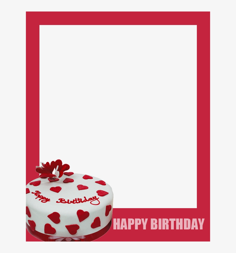 Happy Birthday with Cake Transparent PNG Frame​ | Gallery Yopriceville -  High-Quality Free Images and Transparent PNG Clipart
