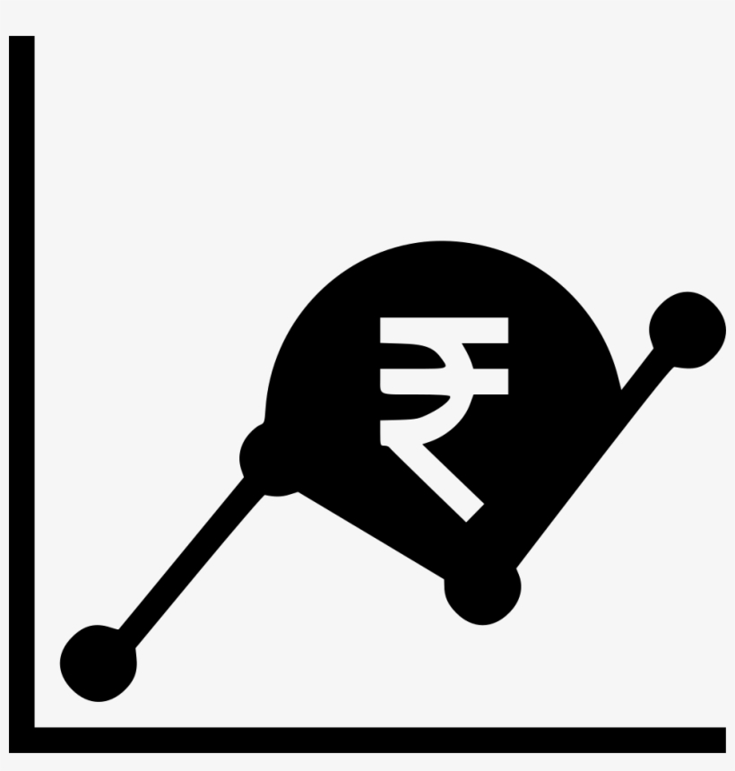 Graph Money Indian Rupee Business Growth Chart Svg Business Free Transparent Png Download Pngkey