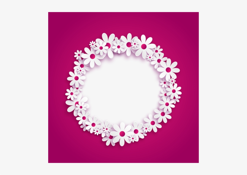 Photo Frame,transparent Background,flowers,march - Logo ...