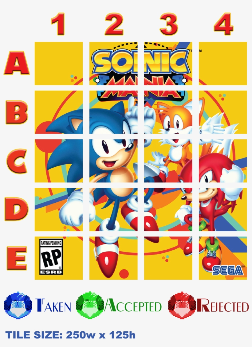 Sonic Mania Mosaic Sonic Mania Pc Win De Download Free Transparent Png Download Pngkey