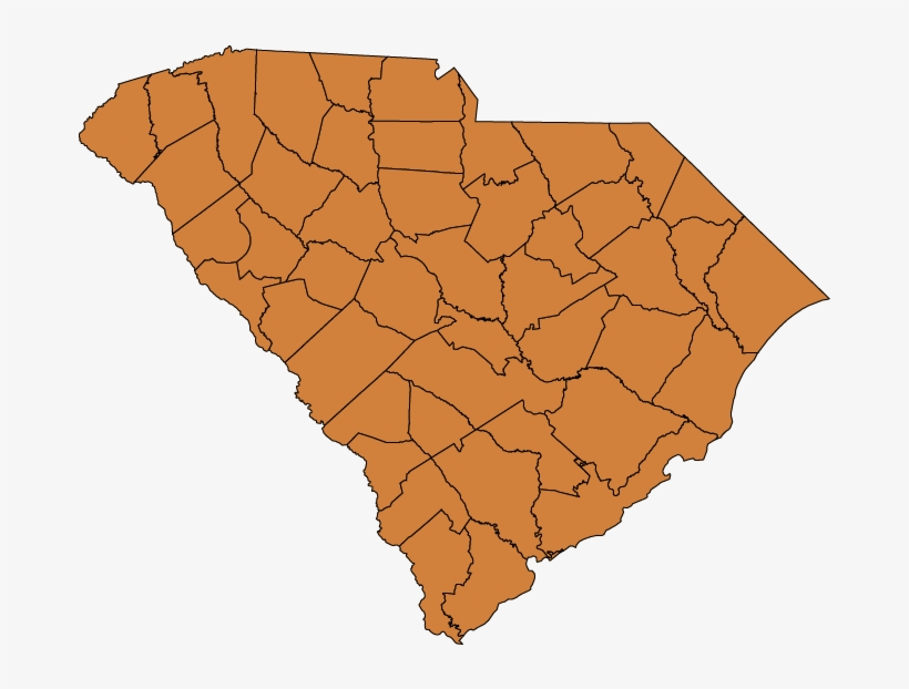 South Carolina Climate Zones - South Carolina Map State Png, transparent png #2638783