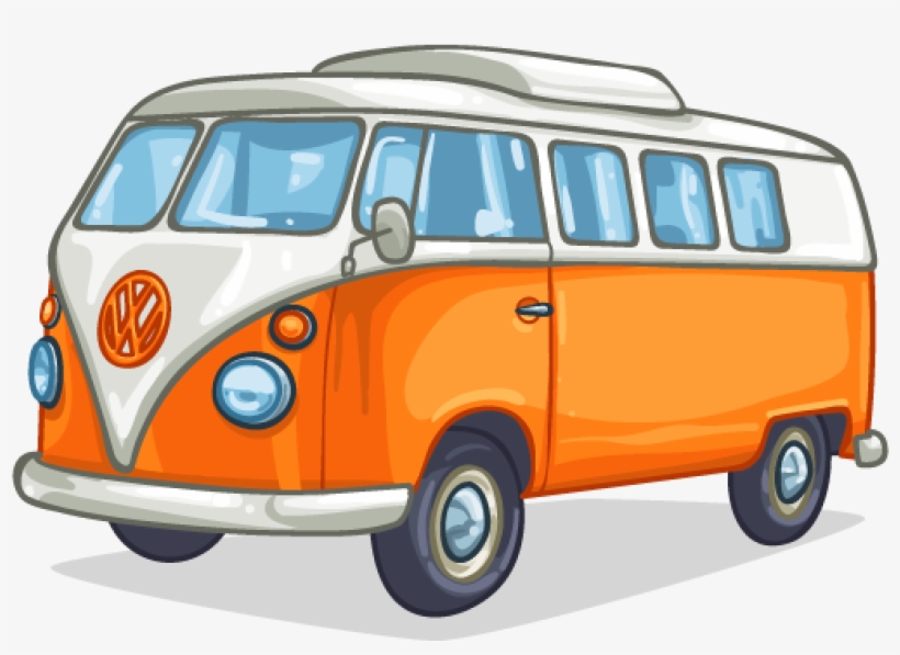 Campervan - Camper Van Cartoon - Free Transparent PNG Download - PNGkey