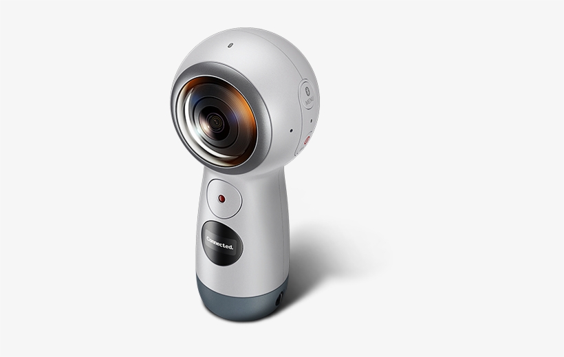 A Three-quarter View Of The New Gear 360 From The Left - Samsung Gear 